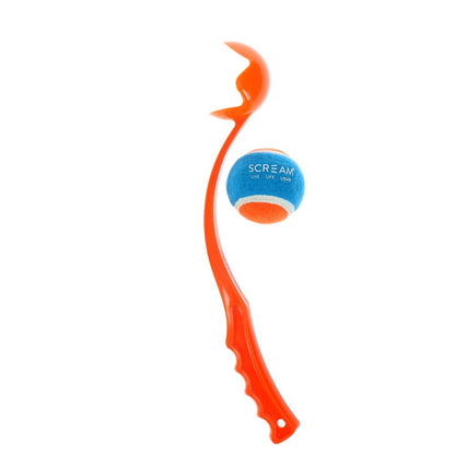 Scream Ball Launcher Loud Orange 38cm