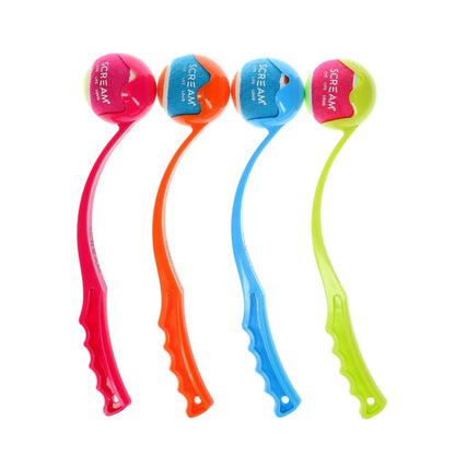 Scream Ball Launcher Loud Orange 38cm