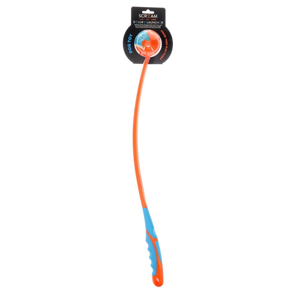 Scream Deluxe Grip Ball Launcher Medium Orange/Blue 65cm