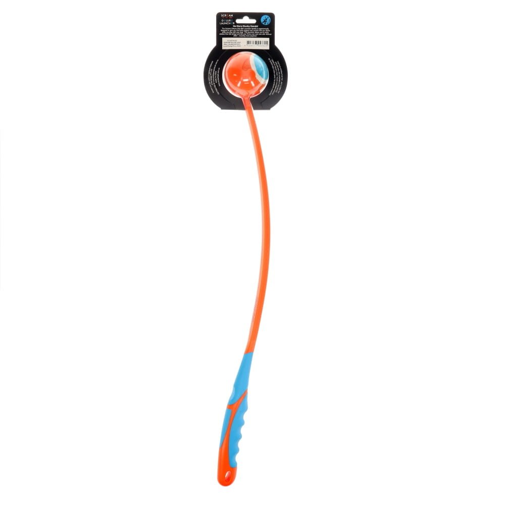 Scream Deluxe Grip Ball Launcher Medium Orange/Blue 65cm