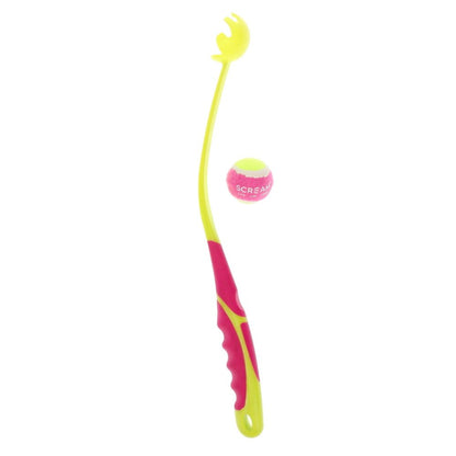 Scream Deluxe Grip Ball Launcher Small Green/Pink 46cm