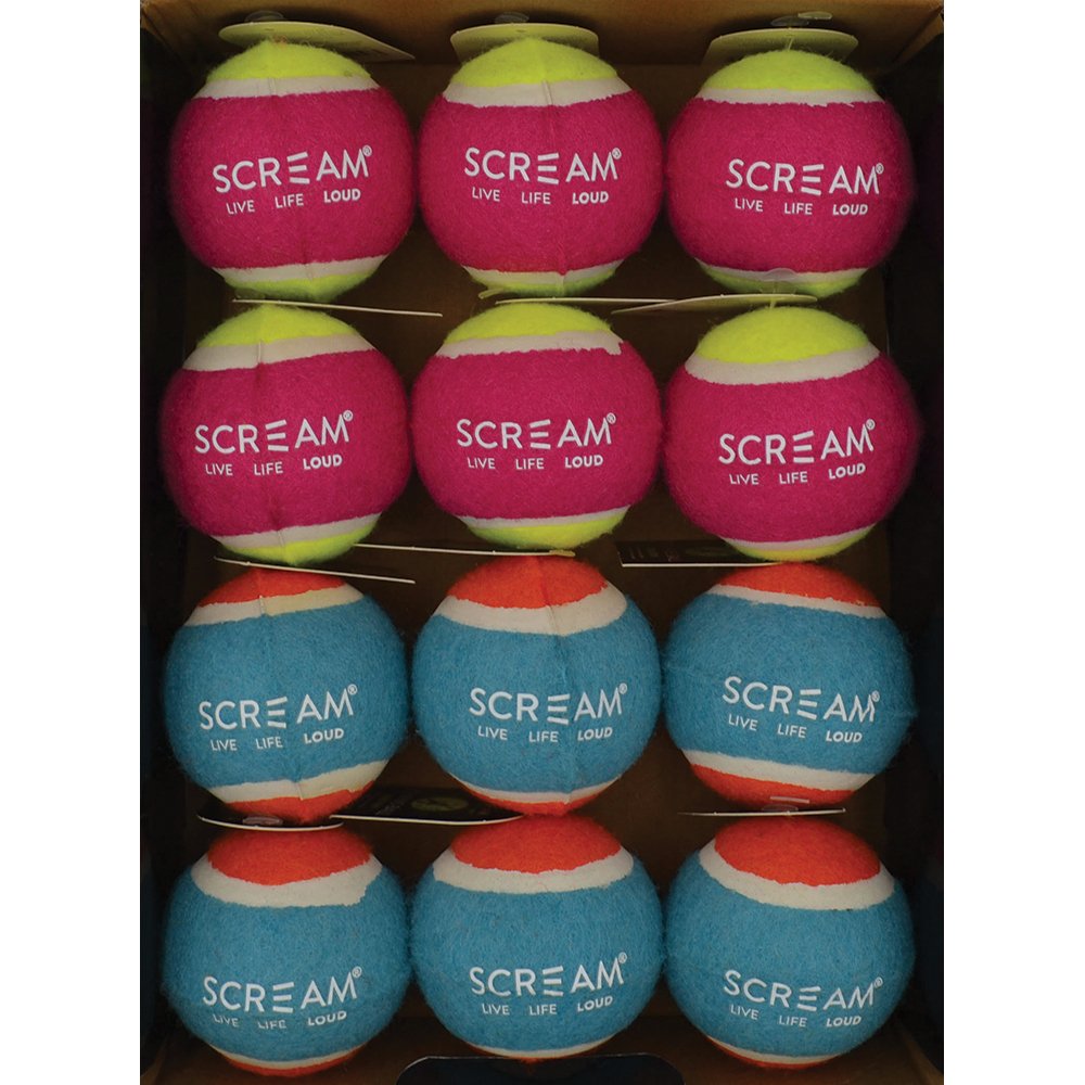 Scream Tennis Ball 6cm