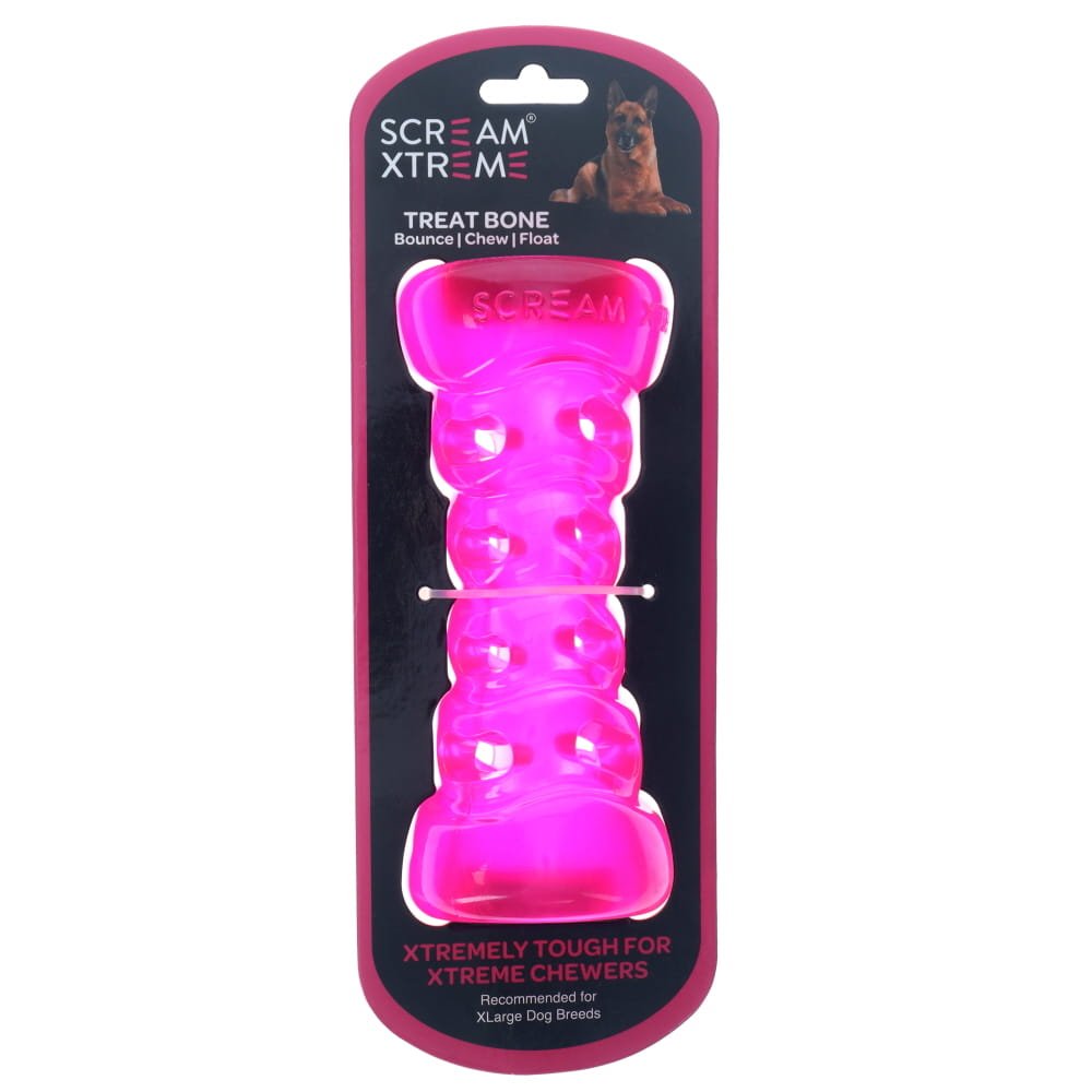 Scream Xtreme Treat Bone Loud Pink