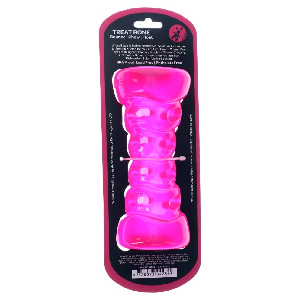 Scream Xtreme Treat Bone Loud Pink