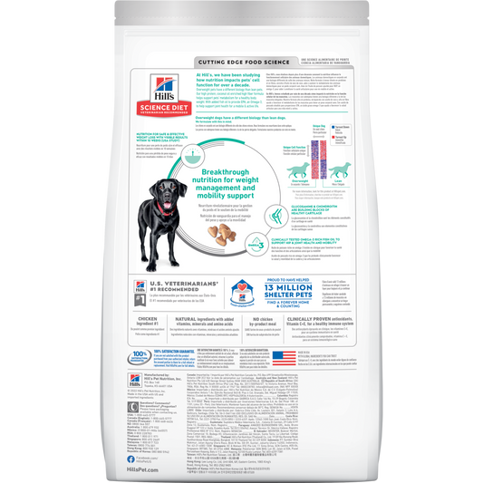 Hill's Science Diet Adult Perfect Weight Large Breed + Joint Support Dry Dog Food