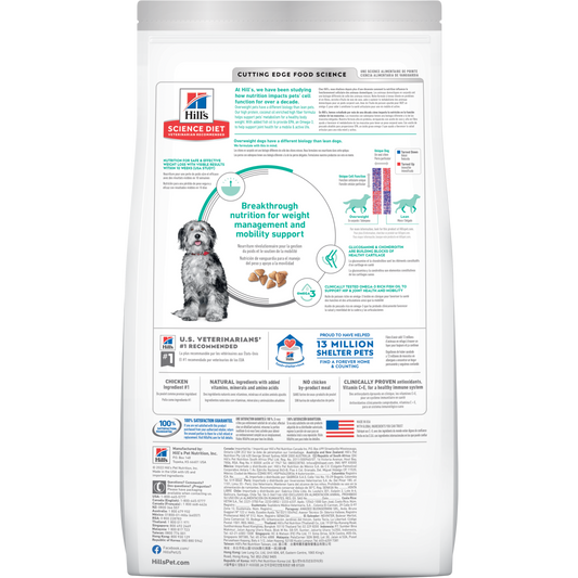Hill's Science Diet Adult Perfect Weight + Joint Support Dry Dog Food