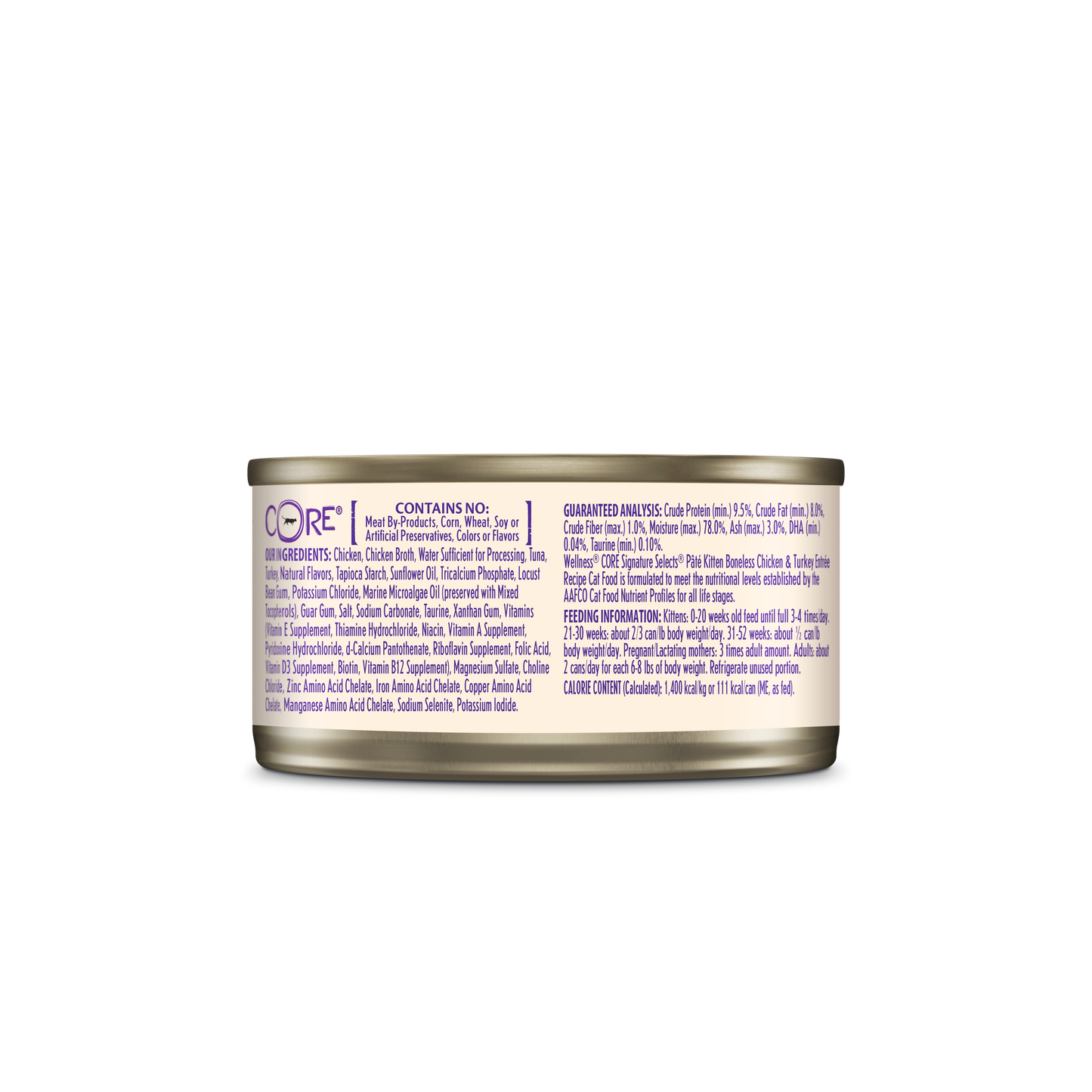 Wellness Core Signature Selects for Kitten Chicken & Turkey Entree Pate