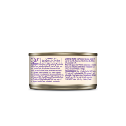 Wellness Core Signature Selects for Kitten Chicken & Turkey Entree Pate