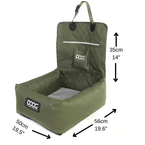 DOOG Car Seat Oliver Green