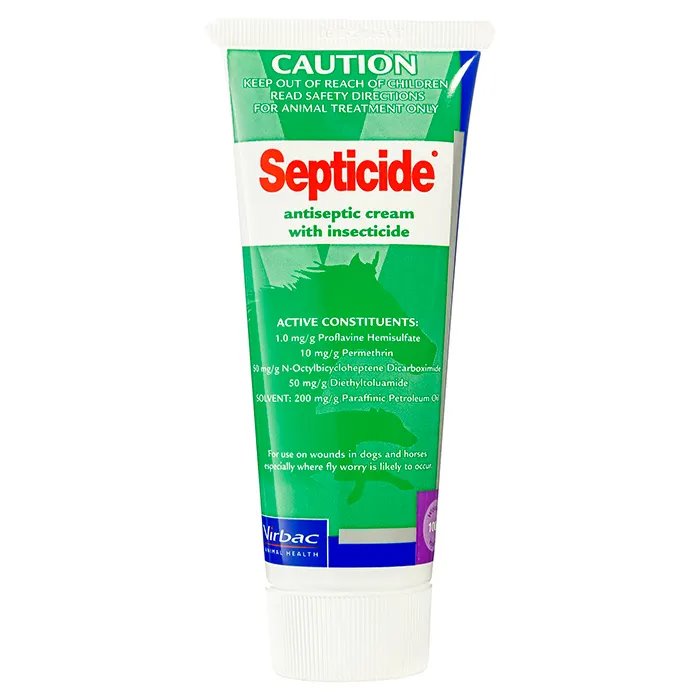Virbac Septicide Antiseptic Cream with Insecticide 100g