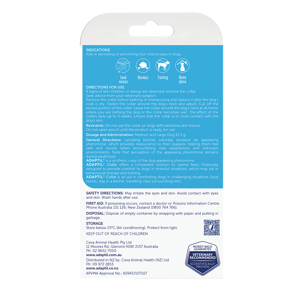 Adaptil Calm On-The-Go Collar Medium to Large 70cm