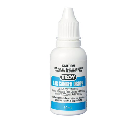 Troy Ear Canker Drops 20ml