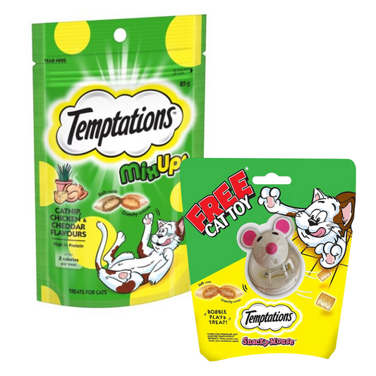 Temptations Mix Ups Catnip, Chicken and Cheddar
