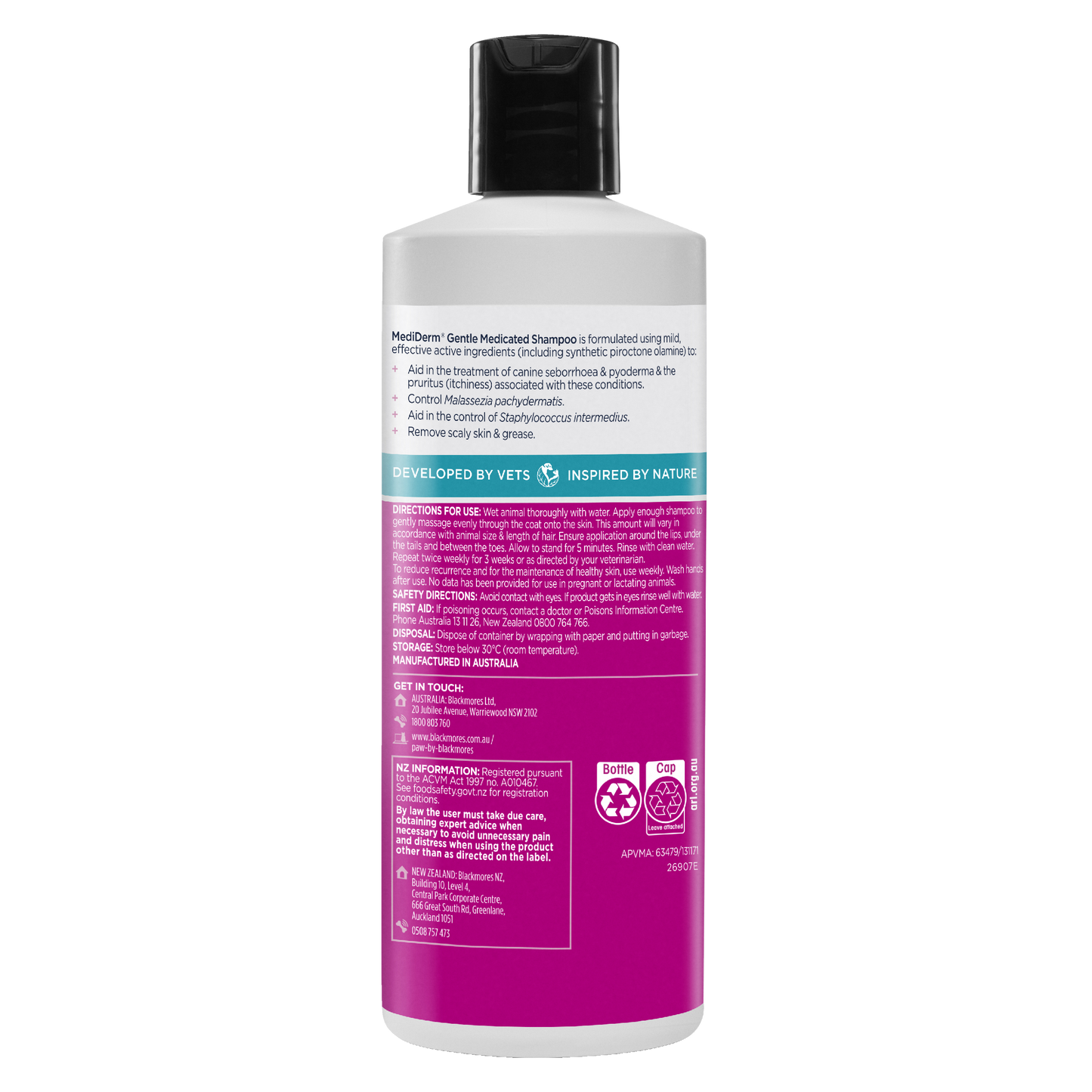 PAW MediDerm Gentle Medicated Shampoo