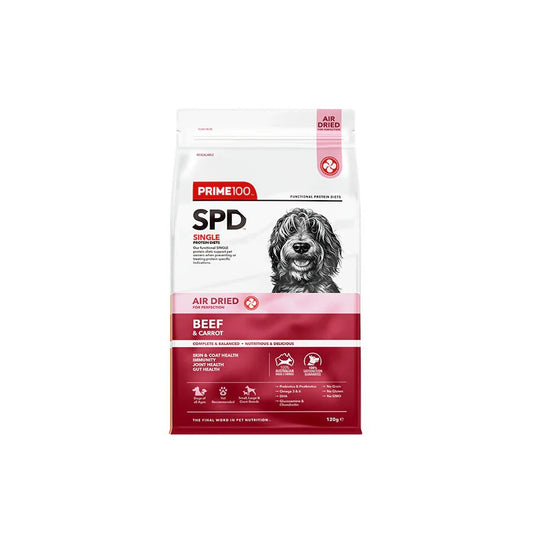 Prime100 SPD Air Dried Beef & Carrot for Adult Dogs