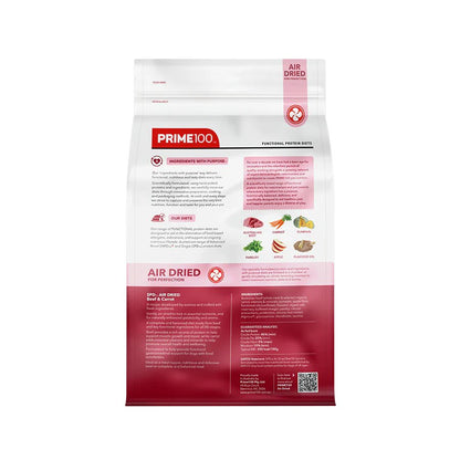 Prime100 SPD Air Dried Beef & Carrot for Adult Dogs
