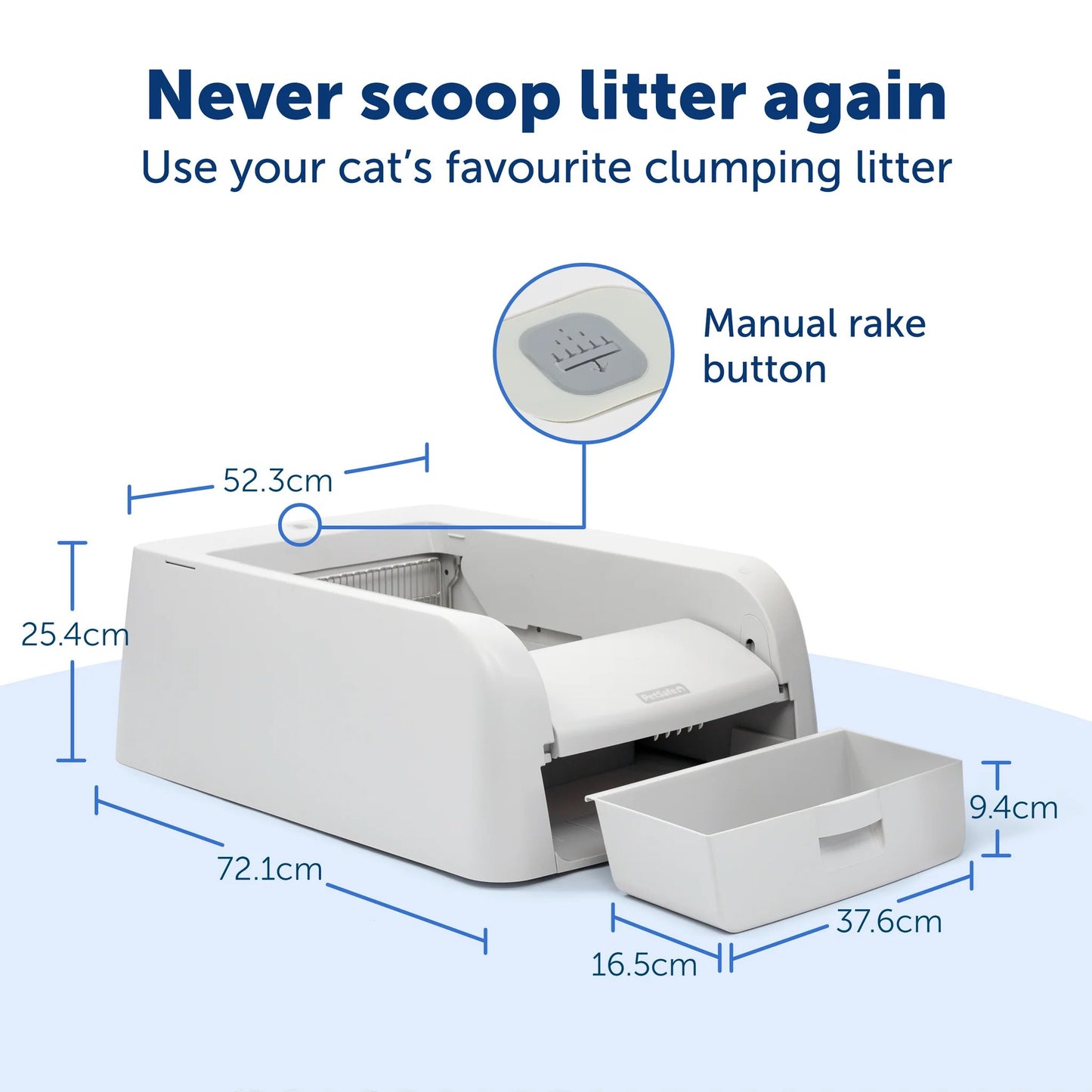 PetSafe ScoopFree Clumping Self-Cleaning Litter Box