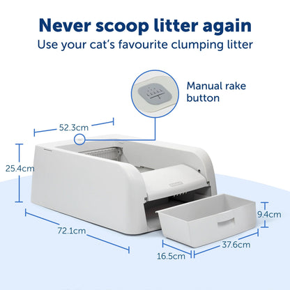 PetSafe ScoopFree Clumping Self-Cleaning Litter Box
