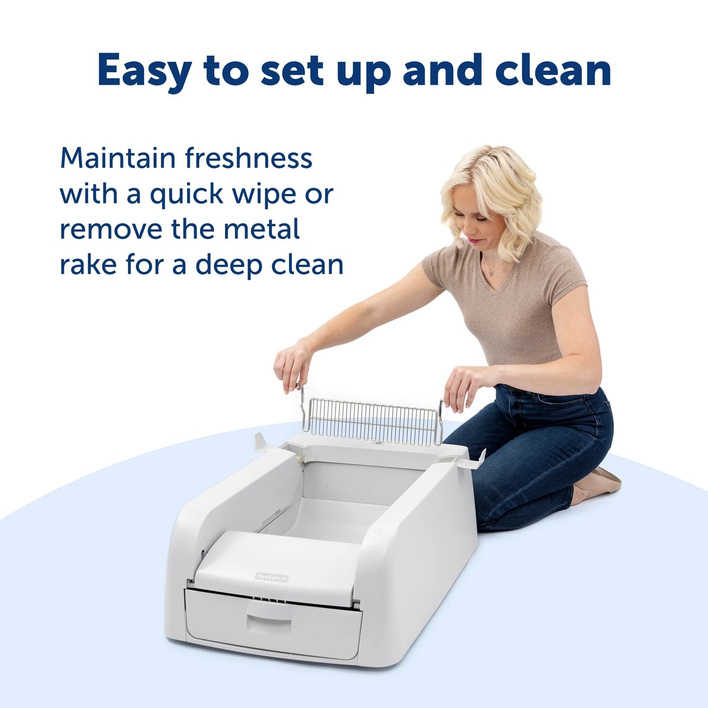 PetSafe ScoopFree Clumping Self-Cleaning Litter Box