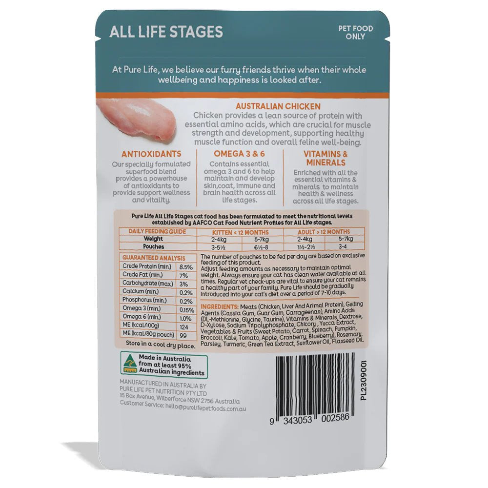 Pure Life Australian Chicken Pate for Cats