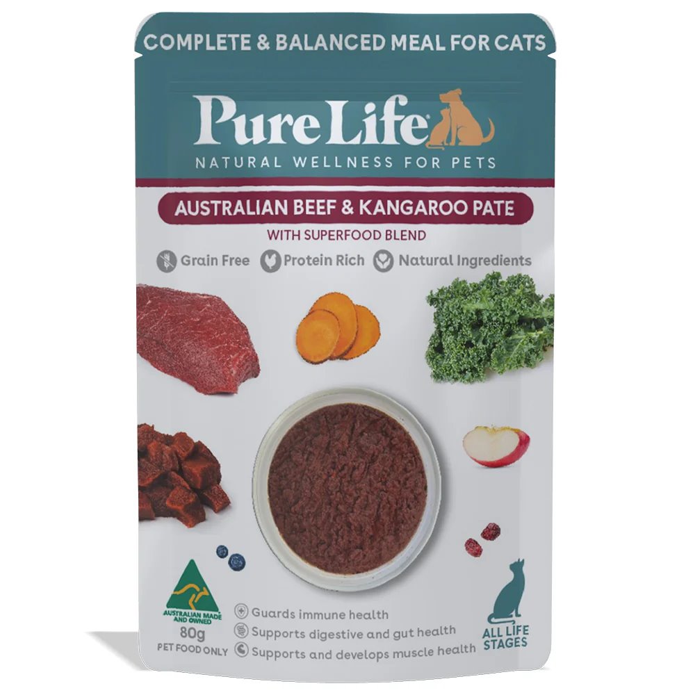 Pure Life Australian Beef & Kangaroo Pate for Cats