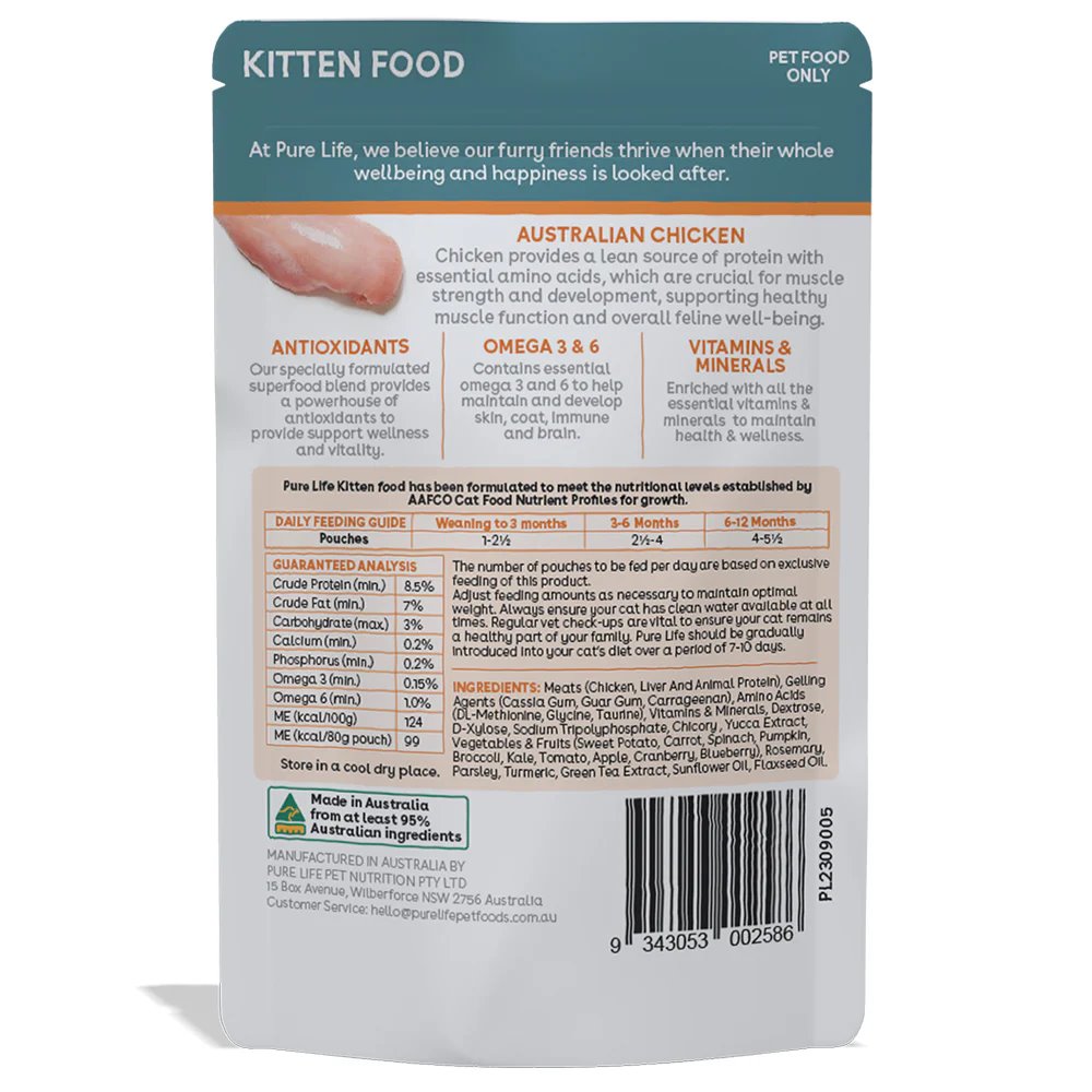 Pure Life Australian Chicken Pate for Kittens