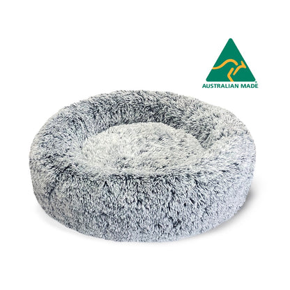 Superior Pet Goods Curl Up Cloud Calming Dog Bed Dove Grey