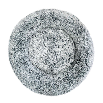 Superior Pet Goods Curl Up Cloud Calming Dog Bed Dove Grey