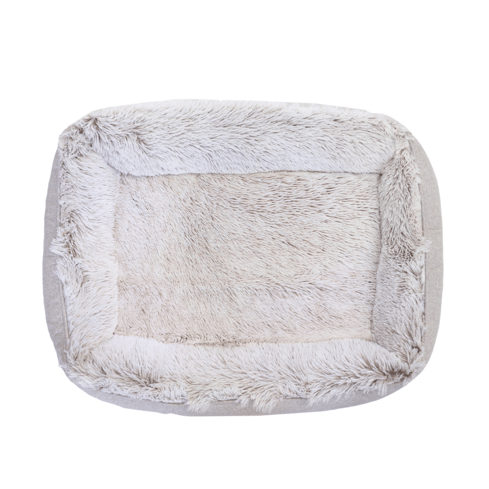 Superior Pet Goods Ortho Dog Lounger Aspen Faux Fur