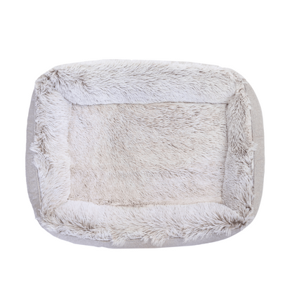 Superior Pet Goods Ortho Dog Lounger Aspen Faux Fur