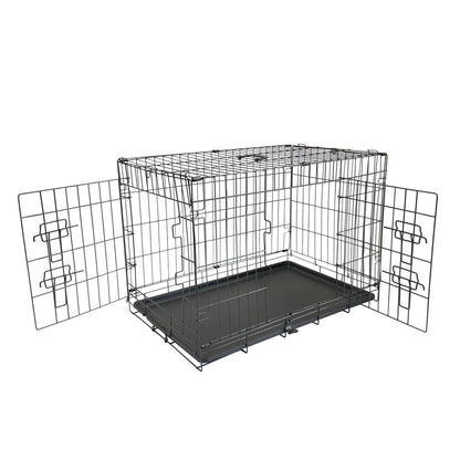 Superior Pet Goods Dog Training Crate Dual Door