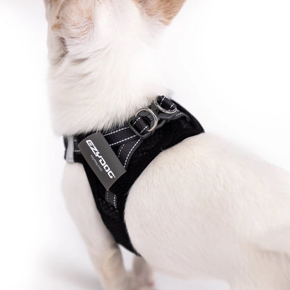 EzyDog FormFit Mesh Harness Black