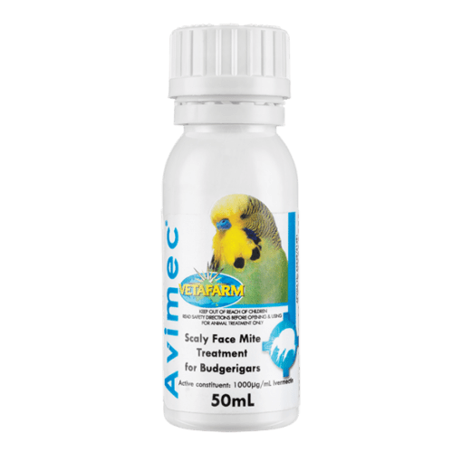 Vetafarm Avimec Scaly Face Mite Bird Treatment 50ml