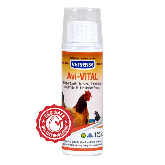 Vetsense Avi Vital Multi-Vitmain Amino & Prebiotic For Poultry 125ml
