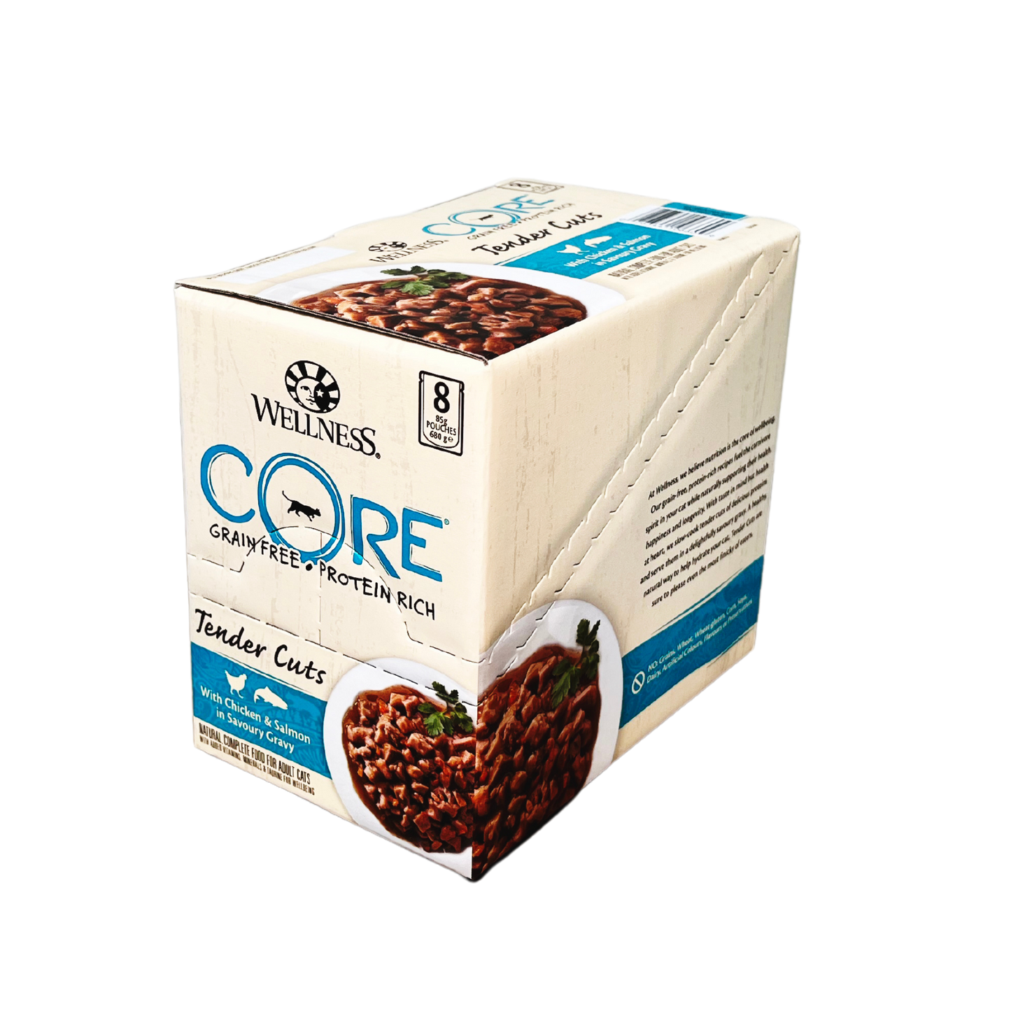 Wellness Core Tender Cuts for Cats Chicken & Salmon in Savoury Gravy