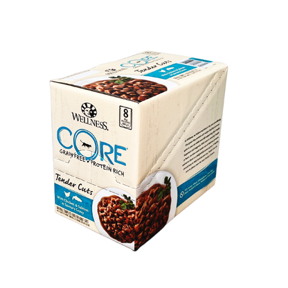 Wellness Core Tender Cuts for Cats Chicken & Salmon in Savoury Gravy