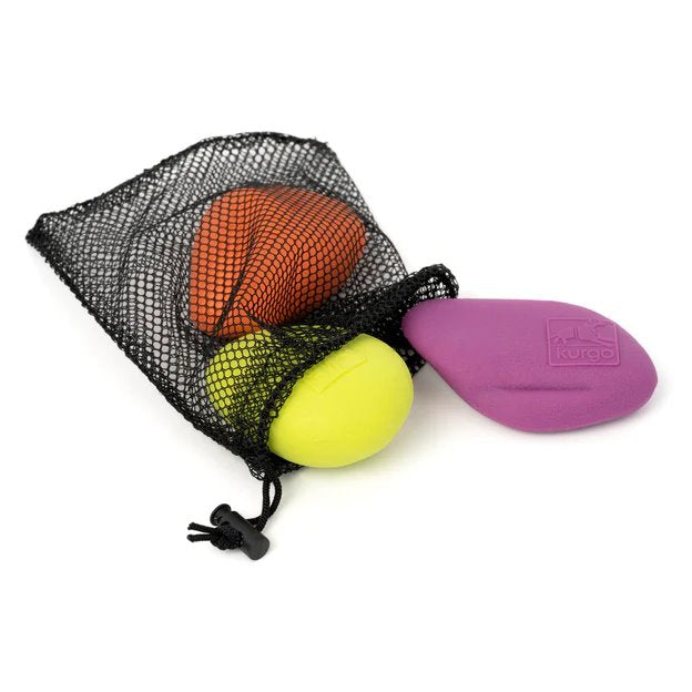 Kurgo Skipping Stones 3pk Floating Retrieving Toys For Dogs