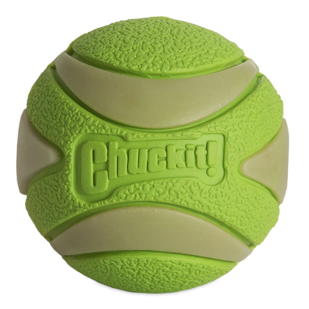 Chuckit! Max Glow Ultra Squeaker Ball Medium