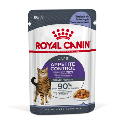 Royal Canin Appetite Control Wet Cat Food Pouches in Jelly