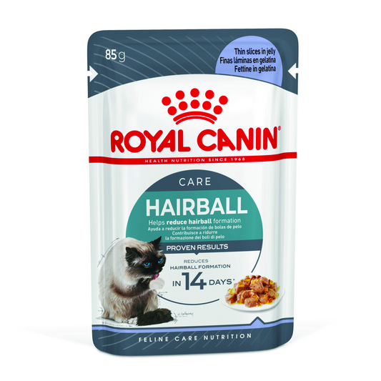 Royal Canin Hairball Care Cat Wet Food Pouches in Jelly