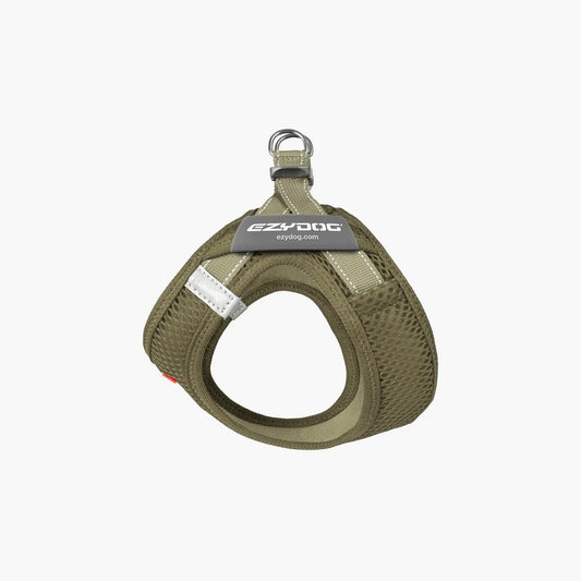 EzyDog FormFit Mesh Harness Green