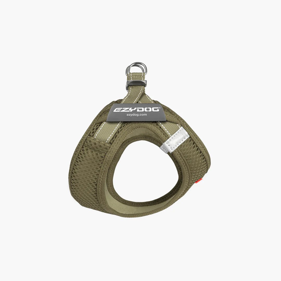 EzyDog FormFit Mesh Harness Green