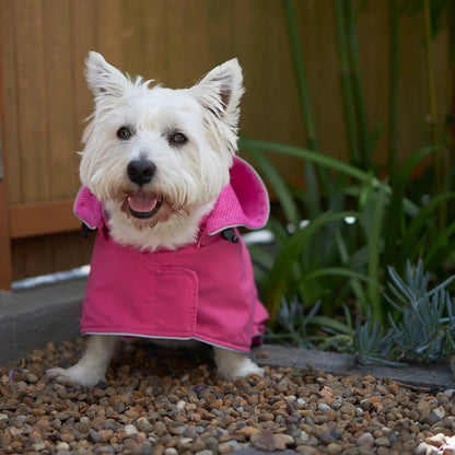 Kazoo Rainy Days Dog Raincoat Pink
