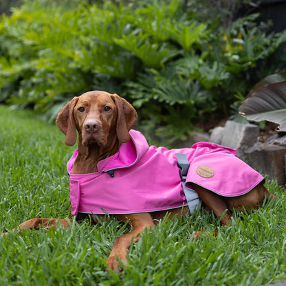 Kazoo Rainy Days Dog Raincoat Pink