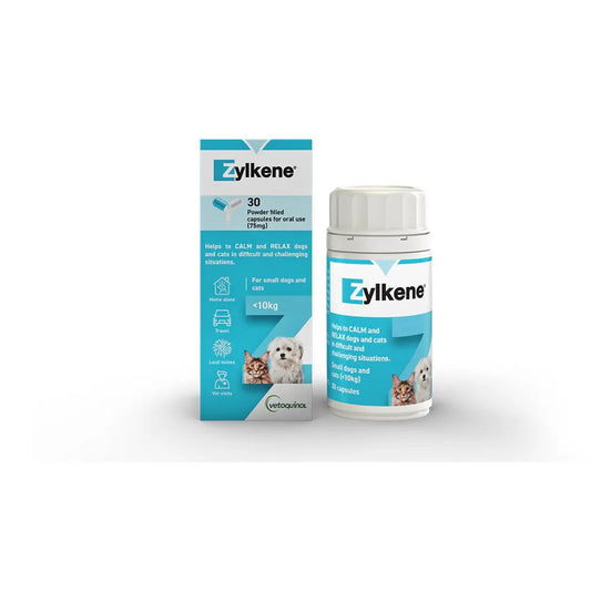 Zylkene 75mg 30 caps Calming Supplement