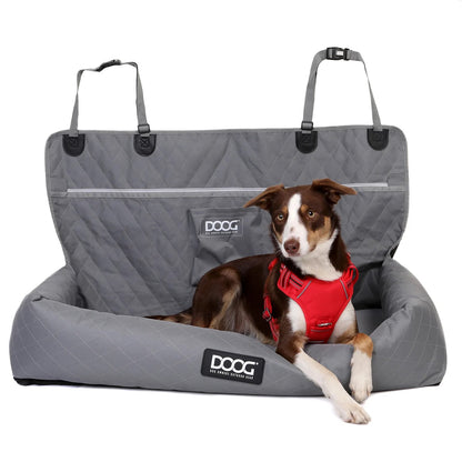 DOOG Large Car Seat Grey