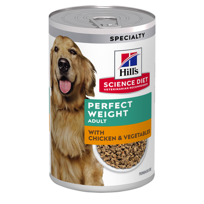 Hill's Science Diet Adult Perfect Weight Chicken & Vegetables Canned Wet Dog Food
