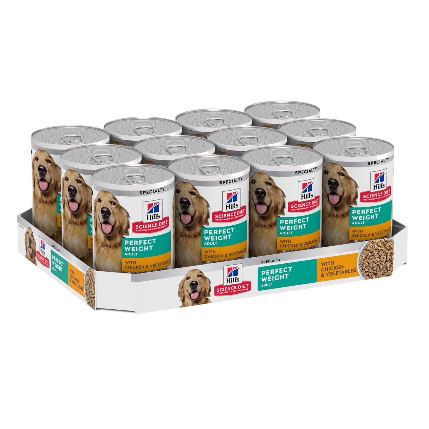 Hill's Science Diet Adult Perfect Weight Chicken & Vegetables Canned Wet Dog Food