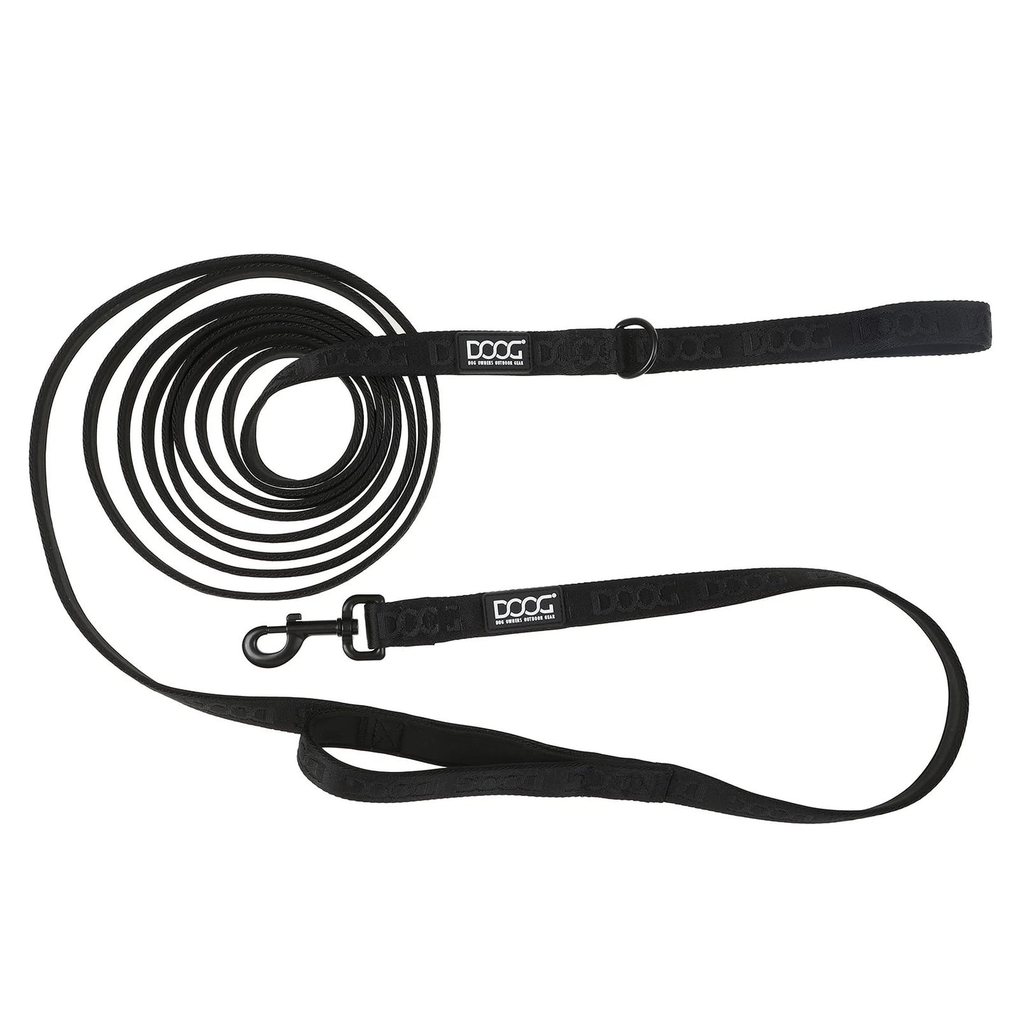 DOOG Training Leash Extra Long Black