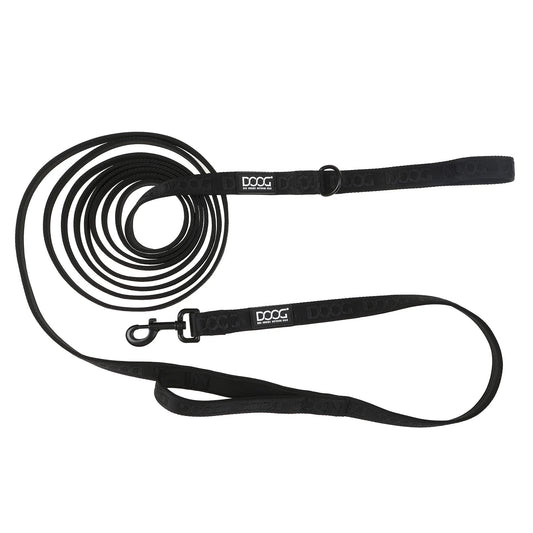 DOOG Training Leash Extra Long Black